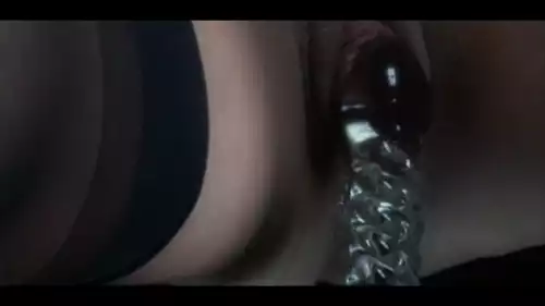 BDSM in the Basement with a Gas Mask: Glass Dildo, Blowjob, and Intense Doggy Style